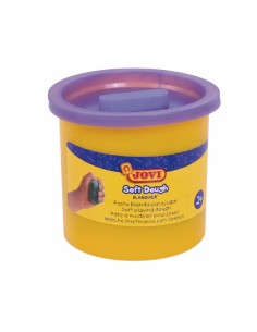 Jovi Soft Dough Blandiver Estuche de 5 Botes 110gr - Violeta - Blanda y Flexible - Facil de Amasar y Moldear - Ideal para