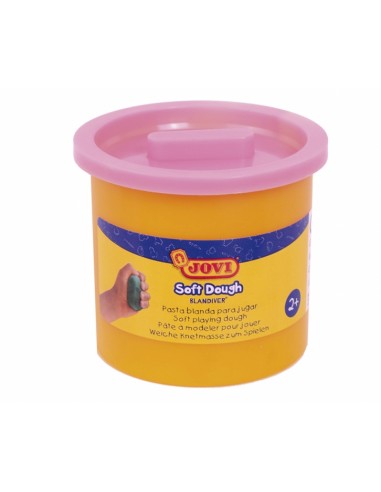 Jovi Soft Dough Blandiver Estuche de 5 Botes 110gr - Rosa Pasta Blanda y Flexible - Facil de Amasar y Moldear - Ideal para