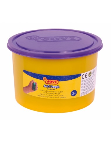 Jovi Soft Dough Blandiver Bote de 460gr - Violeta Pasta para Modelaje - Blanda y Flexible - Facil de Amasar y Moldear -