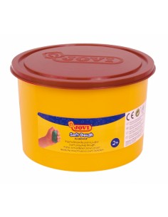 Jovi Soft Dough Blandiver Bote de 460gr - Marron Pasta de Modelaje - Blanda y Flexible - Facil de Amasar y Moldear - Fomenta