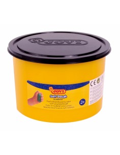 Jovi Soft Dough Blandiver Bote de 460gr - Negro - Blanda y Flexible - Facil de Amasar y Moldear - Ideal para Iniciacion al