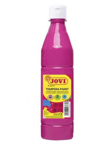 Jovi Tempera Paint Tempera Liquida - Base Agua - Lista para Usar - Alto Poder Cubriente - Secado Rapido - Excelente