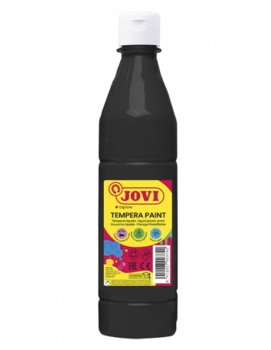 Jovi Tempera Paint Tempera Liquida - Base Agua - Lista para Usar - Alto Poder Cubriente - Secado Rapido - Excelente Fluidez -