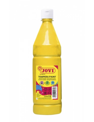 Jovi Tempera Paint Tempera Liquida - Base Agua - Lista para Usar - Alto Poder Cubriente - Secado Rapido - Excelente Fluidez -