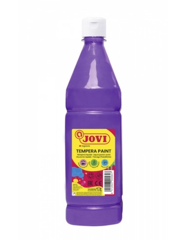 Jovi Tempera Paint Tempera Liquida - Base Agua - Lista para Usar - Alto Poder Cubriente - Secado Rapido - Excelente Fluidez -