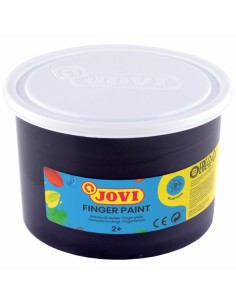 Jovi Finger Paint Bote de 500ml Pintura de Dedos - Ingredientes Naturales - Colores Mezclables - Textura Gelatinosa - Lavable
