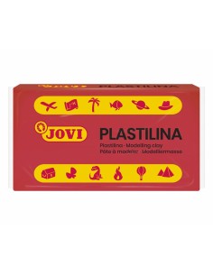 Jovi Caja de 30 Pastillas de Plastilina 50gr - Pasta de Modelar Vegetal - Mezclables - No Endurece - sin Gluten - Inocua y No