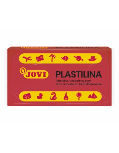 Jovi Caja de 30 Pastillas de Plastilina 50gr - Pasta de Modelar Vegetal - Mezclables - No Endurece - sin Gluten - Inocua y No