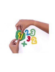 Jovi Modelling Accesories Pack de 11 Moldes Numeros-1 Pieza para Extraccion - Moldes de Corte de Plastico para Plastilina -