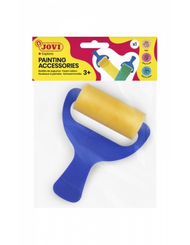 Jovi Painting Accessories Rodillo de Espuma - Mango Resistente - Ideal para Grandes Superficies - Facil Limpieza con Agua y