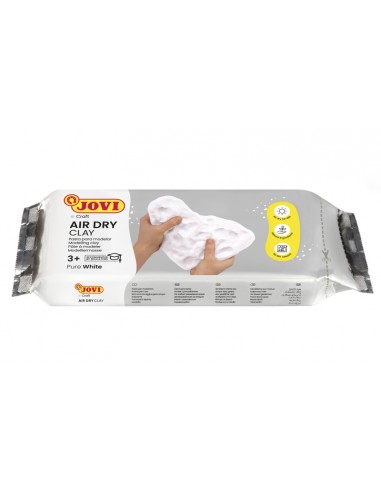 Jovi Air Dry Pastilla Pasta Modelar Endurecible al Aire - Tacto Fresco y Agradable - Facil de Moldear - Cubre Multiples