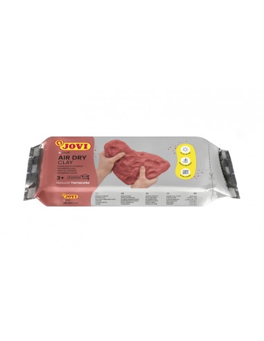 Jovi Air Dry Pastilla Pasta Modelar Endurecible al Aire - Tacto Fresco - Facil de Moldear - Compatible con Multiples