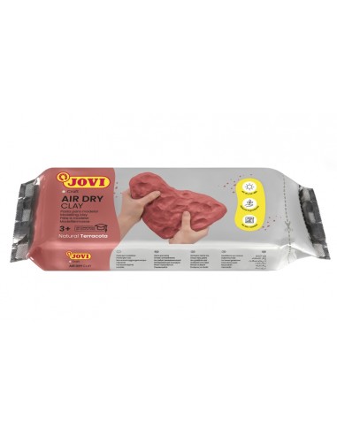 Jovi Air Dry Pastilla Pasta Modelar Endurecible al Aire - Tacto Fresco - Facil de Moldear - Multi-Superficie - Secado en 24H