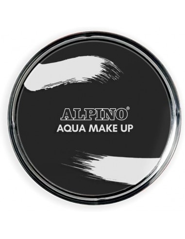 Alpino Aqua Make-up Polvera de Maquillaje Facial Acuarelable - Se Lava con Agua y Jabon - Color Negro