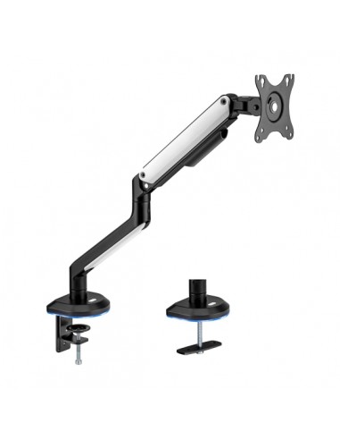 Aisens Soporte de Mesa RGB Gaming Contrapeso Giratorio e Inclinable para Monitor TV 9Kg (3 Pivotes - 1 Brazo) de 17-32" -
