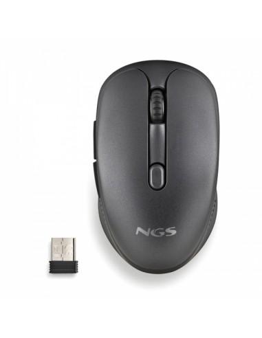 NGS Evo Spook Raton Inalambrico 1600dpi - Conexiones-2.4 GHz USB-A-Bluetooth 5.1-Bluetooth 5.1 - 5 Botones - Uso Diestro