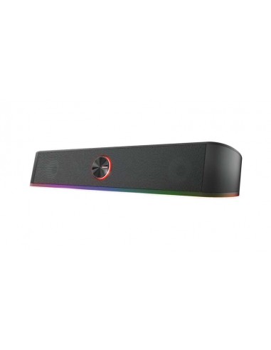 Trust GXT 619 Thorne Barra de Sonido Gaming 12W - Iluminacion RGB - Jack 3.5mm - Control de Volumen - Color Negro