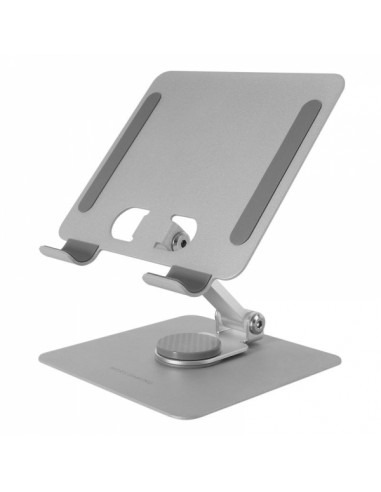 Mars Gaming MA-RST Soporte Tablet Convertible - Acero Resistente - Rotacion 360-- Ajuste Altura 180-- Ultrafino y