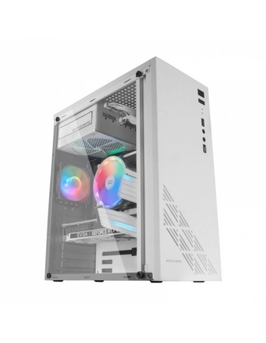 Mars Gaming MC100 Semitorre Gaming - Acero Ultra-ligero - Refrigeracion Avanzada CONVECT-COOL - Iluminacion Fixed RGB -