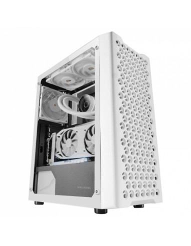 Mars Gaming MC-iPRO Semitorre Profesional - Cristal Templado - Rejilla 3D - Soporte ATX - Refrigeracion Avanzada -