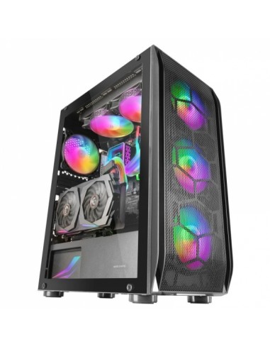 Mars Gaming MC-KX Caja PC - Refrigeracion Maxima con 5 Ventiladores - Sistema CPU FREEZER - Compatible con Refrigeracion