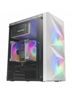 Mars Gaming MC-ME Minitorre - Ventana Cristal Templado - 2 Ventiladores FRGB - Soporte MicroATX Mini-ITX - Iluminacion RGB