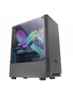 Mars Gaming MCN2 Caja PC Minimalista - Ventana Lateral - Excelente Refrigeracion - Soporte ATX micro-ATX mini-ITX -