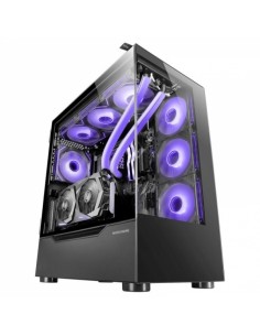 Mars Gaming MC-ULT Caja Gaming CUSTOM - Doble Cristal Templado - Soporte E-ATX - Refrigeracion Liquida - Capacidad para 9