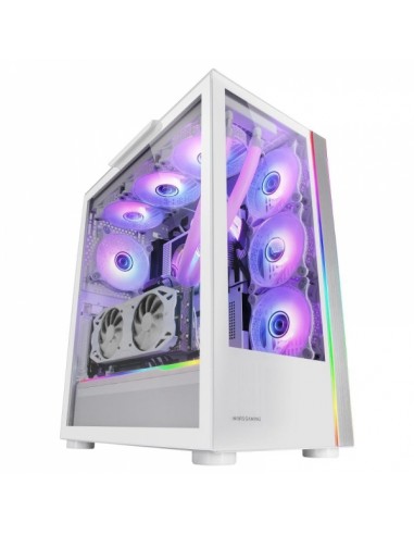 Mars Gaming MC-ULT Caja Gaming CUSTOM - Doble Cristal Templado - Soporte E-ATX - Capacidad para 9 Ventiladores -