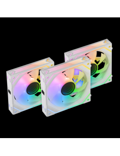 Mars Gaming MF-LINKFINITYKIT Ventiladores - Iluminacion Infinity Mirror 360° - Conexion Modular LINKFINITY - Control PWM -