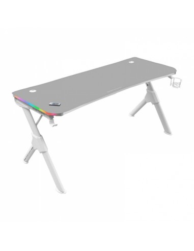 Mars Gaming MGD140RGB Mesa Gaming - Iluminacion 3D ARGB - Espacio Extragrande - Estructura de Acero - Alfombrilla Nanotextil