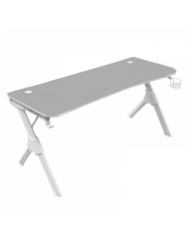 Mars Gaming MGD140 Mesa de Juego - Superficie Completa de Mousepad - Soporte para Auriculares - Portavasos Integrado - Color