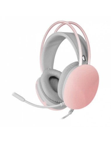 Mars Gaming MH-GLOW Auriculares - Sonido Envolvente - Iluminacion 360-CHROMA RGB - Drivers Hi-Fi Ultra-Bass 3D -