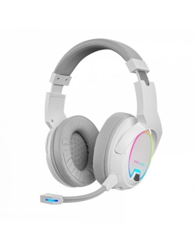 Mars Gaming MHW-100 Auriculares Inalambricos - Sonido Envolvente - Iluminacion ARGB - 40h de Bateria - Microfono ENC