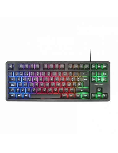 Mars Gaming MK023 Teclado Gaming - Tecnologia H-Mech RED - Iluminacion FRGB LED - Anti-Ghosting - Compatibilidad Universal -