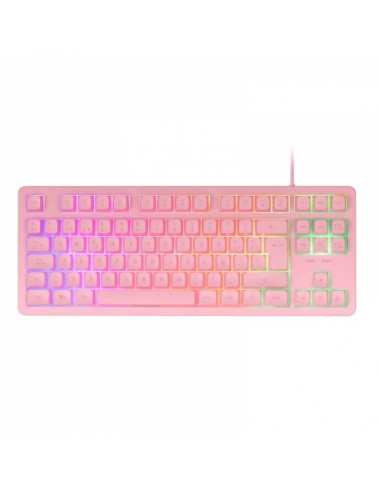 Mars Gaming MK023 Teclado Gaming - Tecnologia H-Mech RED - Iluminacion FRGB - Anti-Ghosting - Compatibilidad Universal -