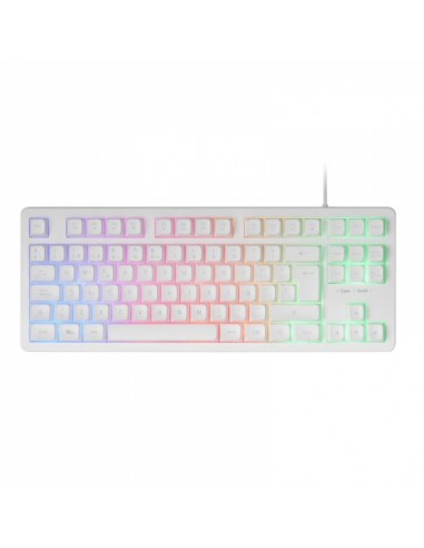 Mars Gaming MK023 Teclado Gaming - Tecnologia H-Mech RED - Iluminacion FRGB - Anti-Ghosting - Compatibilidad Universal -