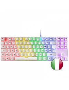 Mars Gaming MK80 Teclado Gaming Mecanico - Compacto TKL - Iluminacion RGB - Teclas Imborrables - Switches Antipolvo -