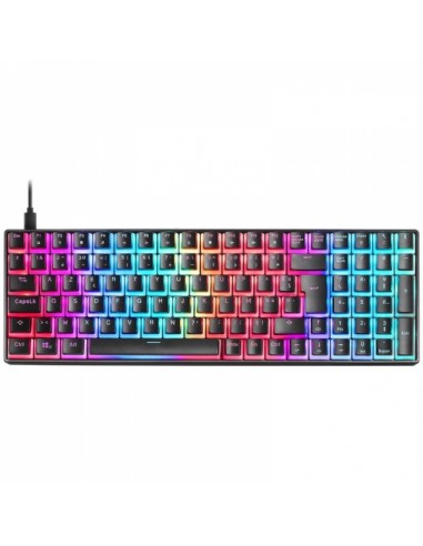 Mars Gaming MKULTRA Teclado Gaming Premium - Tamaño Compacto 96-- Teclas PBT Pudding - Iluminacion RGB Chroma - Switches