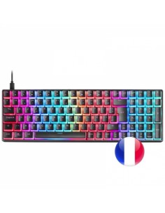 Mars Gaming MKULTRA Teclado Gaming Premium - Compacto 96-- Teclas PBT Pudding - Iluminacion FULL RGB CHROMA - Switches