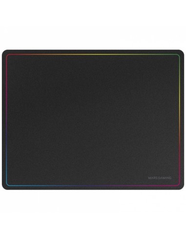 Mars Gaming Alfombrilla Gaming Nanotextil - Deslizamiento Suave - Efecto Rainbow - Base Antideslizante - Alta Durabilidad -