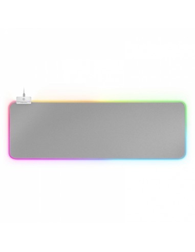 Mars Gaming MMPRGB2 Alfombrilla XXL - Superficie Nanotextil - Iluminacion RGB 12 Modos - HUB 2 Puertos USB - Bordes