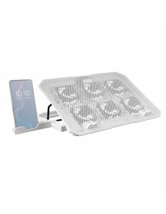 Mars Gaming MNBC23 Base de Refrigeracion - 6 Ventiladores LED Azul - Stand Ajustable - Estructura Robusta - Soporte