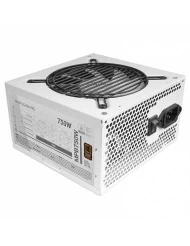 Mars Gaming MPB750 Fuente de Alimentacion - 750W - 80Plus Bronze - AI-RPM Silencioso - Cables Planos - Proteccion Avanzada -