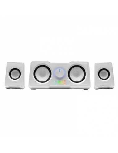 Mars Gaming MSX MS22 Sistema de Sonido - 35W Potencia - Sistema 2.2 con 4 Drivers - DSP Avanzado - Efecto RGB Flow - Conexion