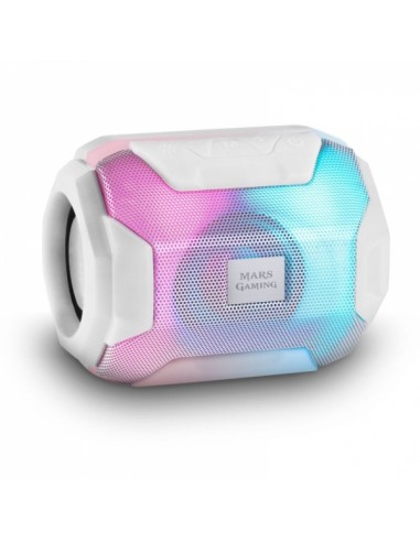 Mars Gaming SoundBlast Altavoz Portatil - Sonido Impactante - Drivers Activos y Pasivos Ultra-BASS - Bluetooth 5.0 - USB y
