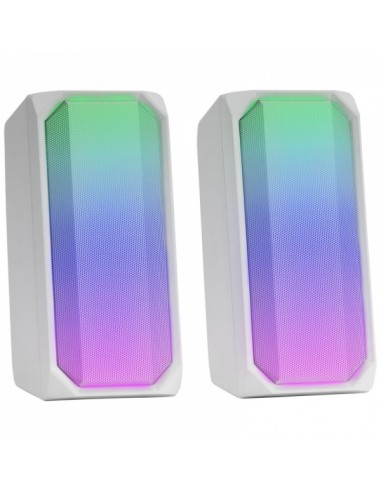Mars Gaming MSRGB Altavoces Gaming - 15W Potencia - RGB FULL MESH - Bluetooth 5.0 - DSP Sonido Multi-nivel - Caja de Control