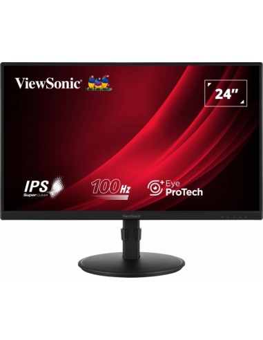 Viewsonic Monitor 23.8" VA2408-HDJ LED IPS FullHD - 100Hz - Respuesta 5ms -16 9 - VGA - HDMI - DisplayPort - Ajustable en