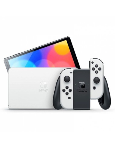 Nintendo Consola Nintendo Switch Oled - Incluye Base y 2 Mandos Joy-Con - Color Blanco