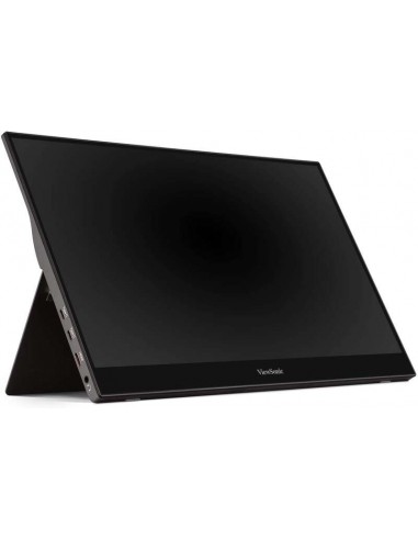 ViewSonic Monitor Tactil LED 15.6" IPS Full HD 1080p - 10 Puntos de Contacto - Respuesta 6.5ms - Altavoces 1.6W - Angulo de